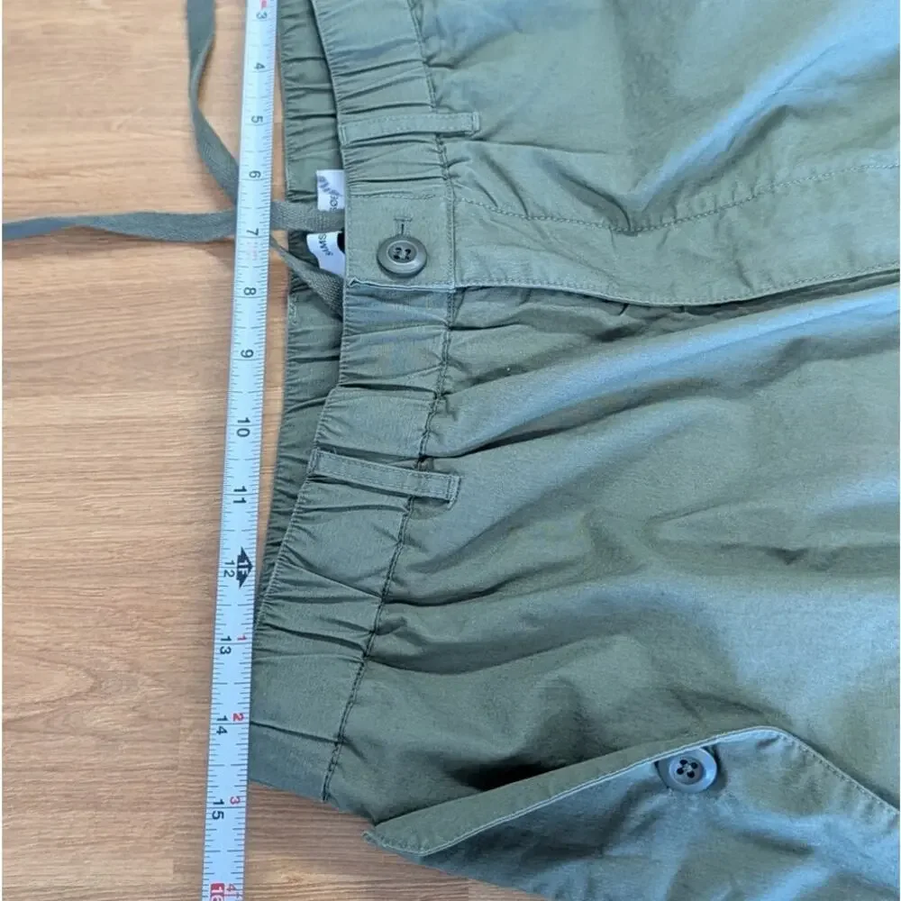 Samsoe Samsøe Planet Cargo Pants Unisex M Green Cotton Relaxed